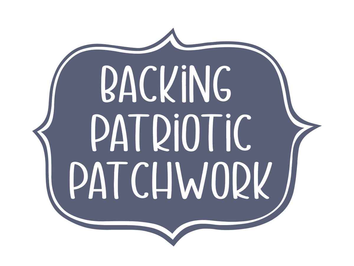 Patriotic Patchwork Backing