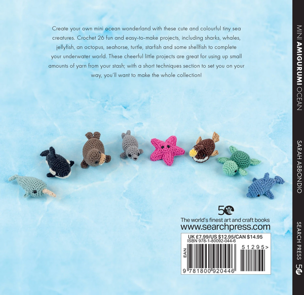 Mini Amigurumi Ocean Crochet Book by Sarah Abbondio - Paper