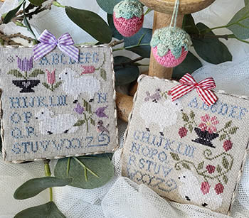 Dans Ma Prairie Printemps Ete Cross Stitch by Tralala - Paper Pattern