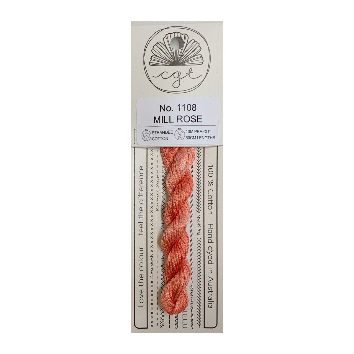 Mill Rose Stranded - Cottage Garden Threads Cotton Floss #1108