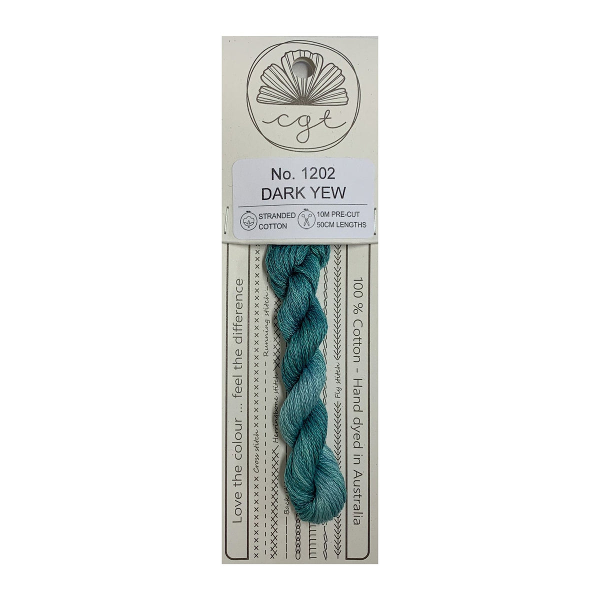 Dark Yew Stranded - Cottage Garden Threads Cotton Floss #1202