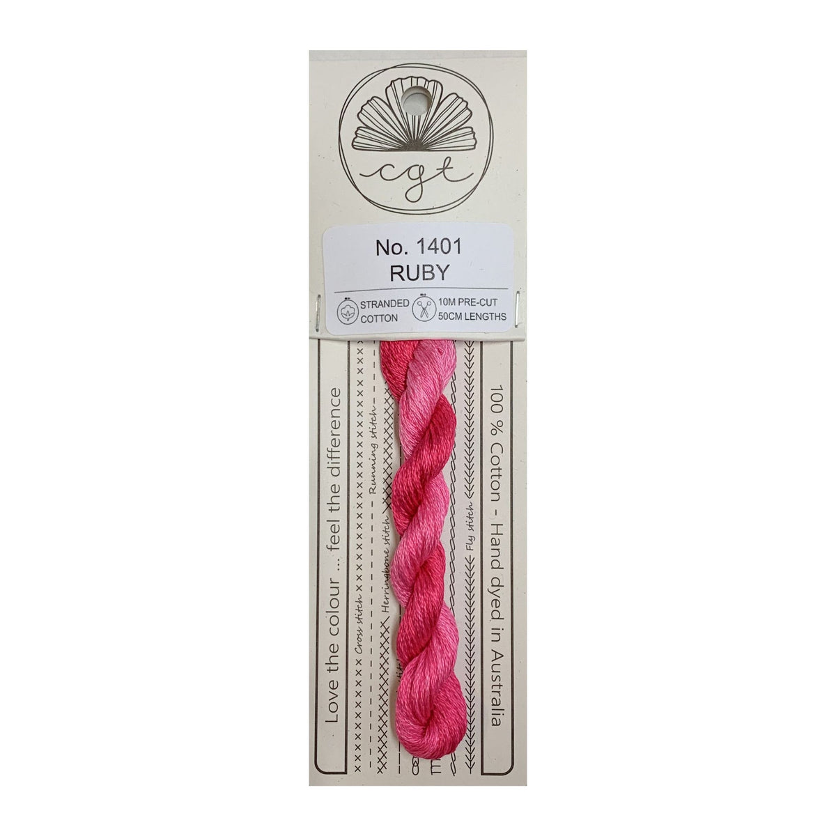 Ruby Stranded - Cottage Garden Threads Cotton Floss #1401