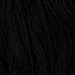 Black - Valdani 6 Ply Floss #1