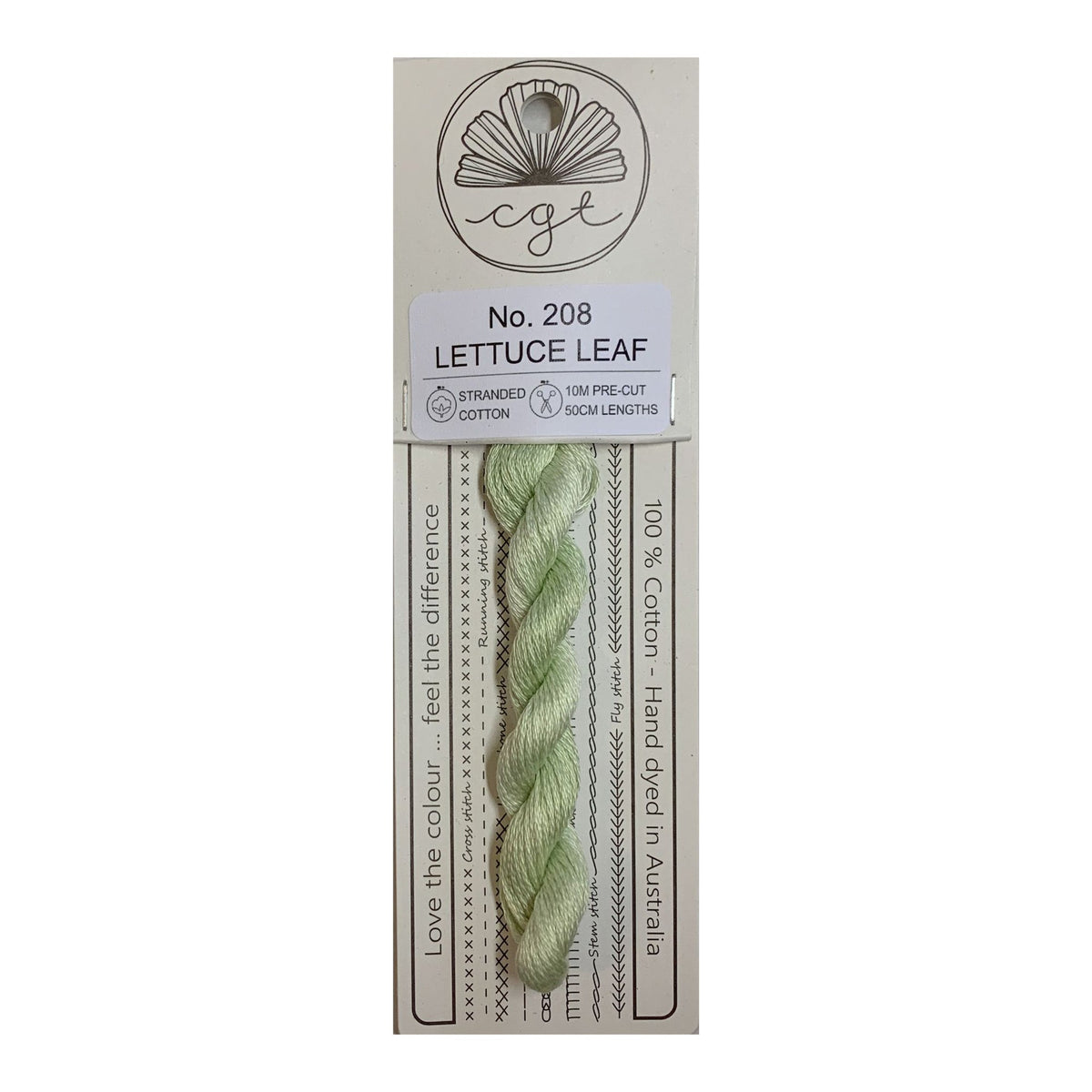 Lettuce Stranded - Cottage Garden Threads Cotton Floss #208