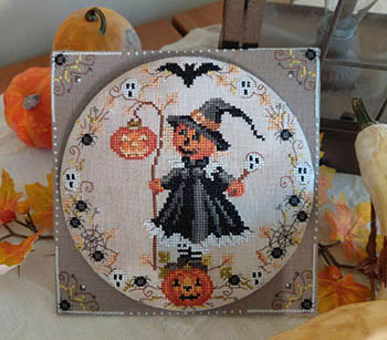 Halloween - Strega Zucca Cross Stitch by Serenita Di Campagna - Paper Pattern