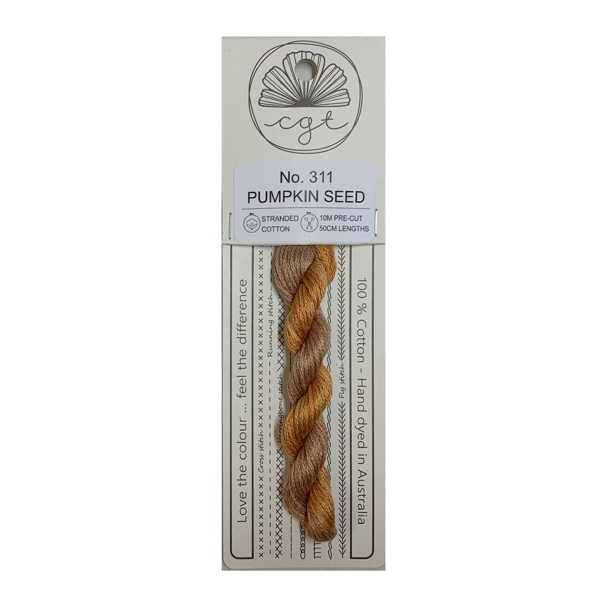 Pumpkin Seed Stranded - Cottage Garden Threads Cotton Floss #311