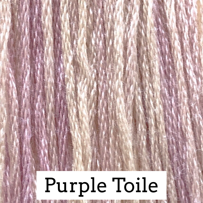 Purple Toile - Classic Colorworks Cotton Floss CCT-058