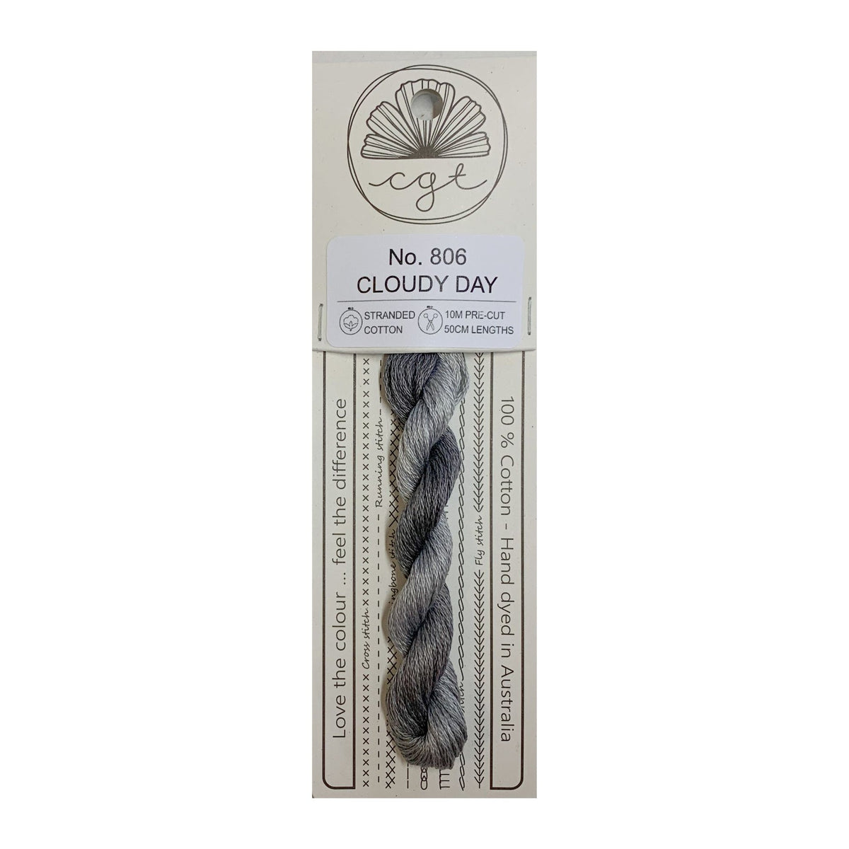 Cloudy Day Stranded - Cottage Garden Threads Cotton Floss #806