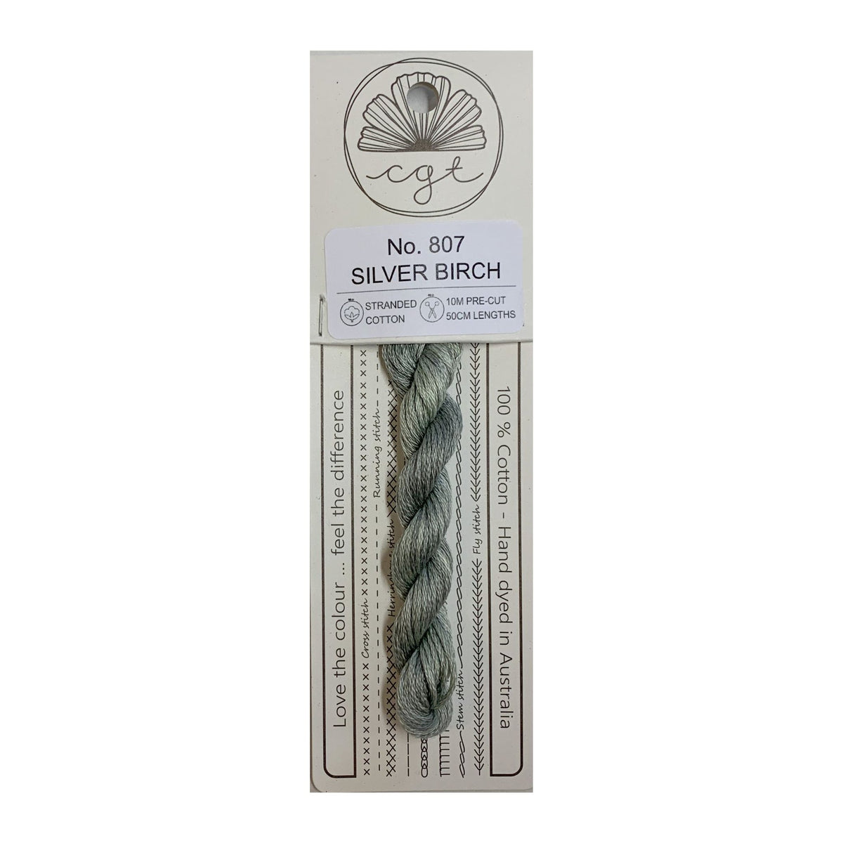 Silver Birch Stranded - Cottage Garden Threads Cotton Floss #807