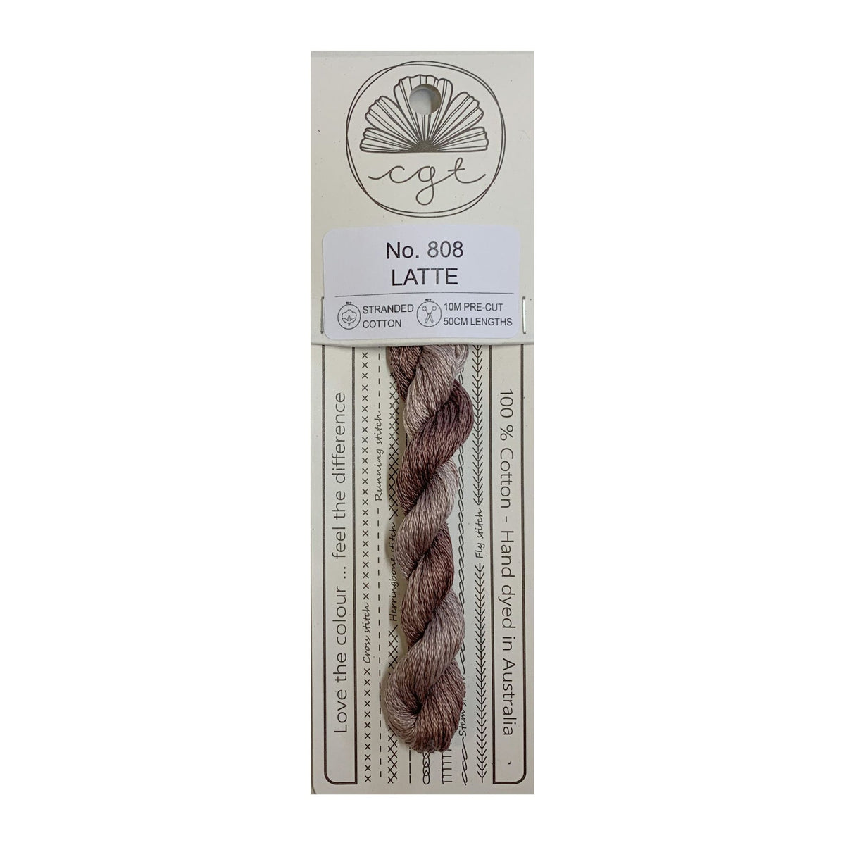 Latte Stranded - Cottage Garden Threads Cotton Floss #808