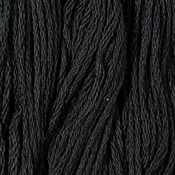 Black Light - Valdani 6 Ply Floss #8111