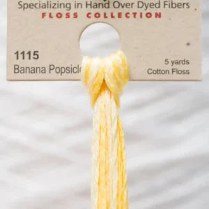 Banana Popsicle - Weeks Dye Works Cotton Floss #1115