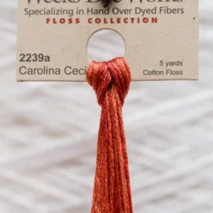 Carolina Cecil - Weeks Dye Works Cotton Floss #2239a