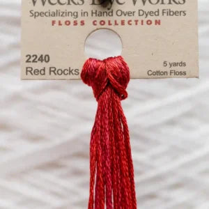 Red Rocks - Weeks Dye Works Cotton Floss #2240
