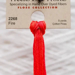 Fire - Weeks Dye Works Cotton Floss #2268