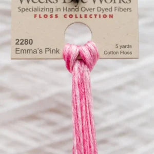 Emma&#39;s Pink - Weeks Dye Works Cotton Floss #2280