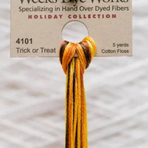 Trick or Treat - Weeks Dye Works Cotton Floss #4101