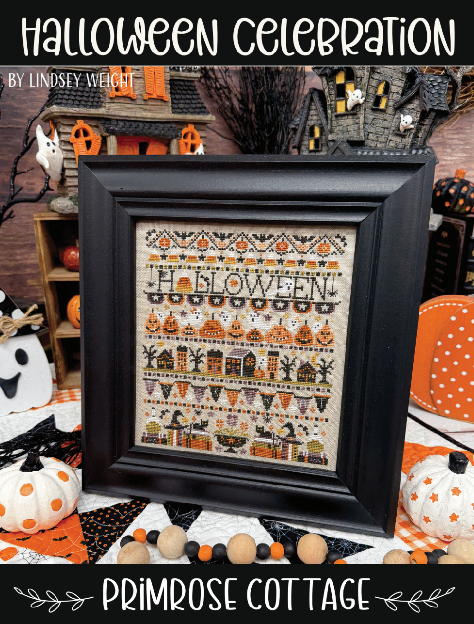 Pattern Pack: Bundle of 3 New Halloween Release: Halloween Celebration, Holiday Sampling: Halloween, Salem Sisters Book Nook