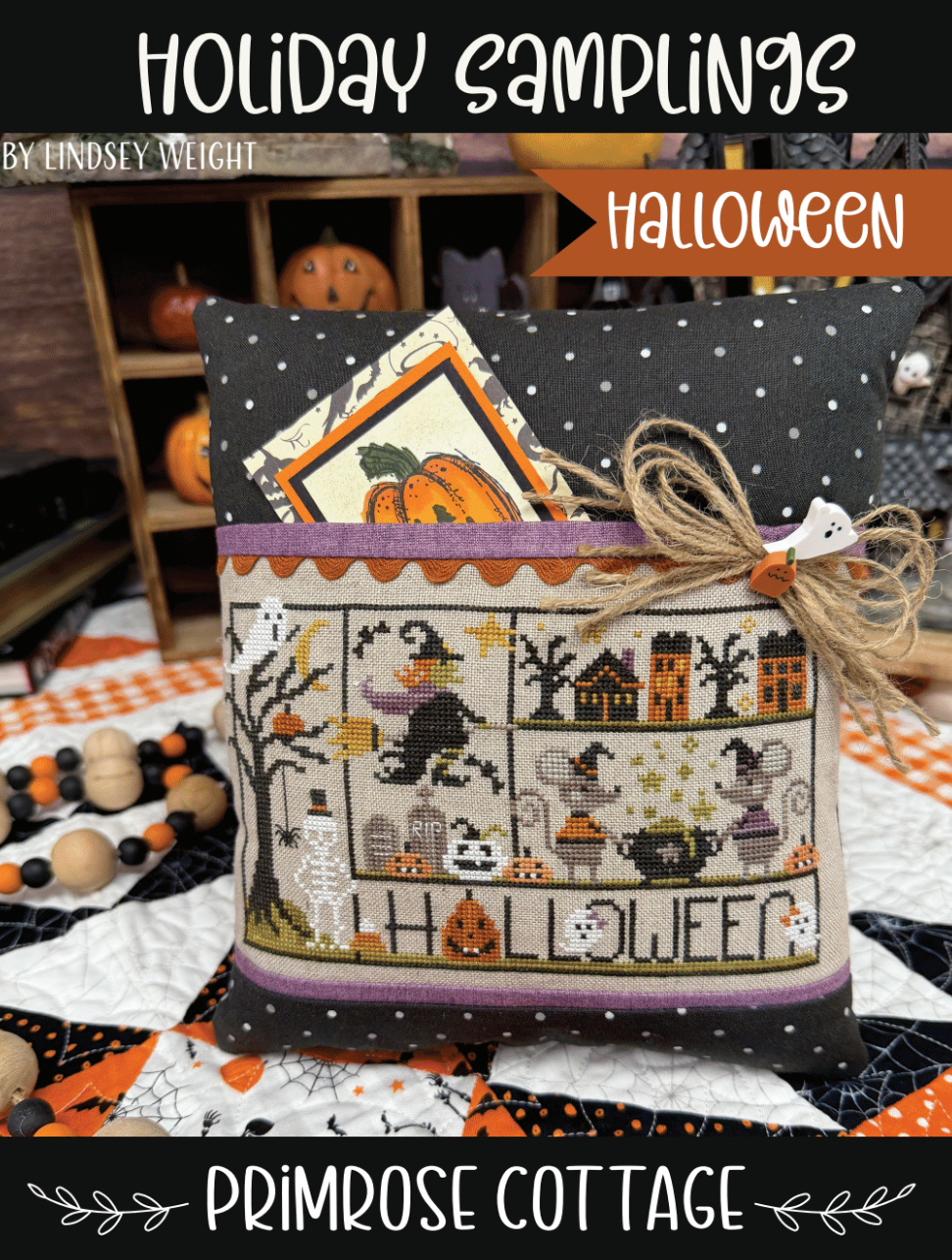 Pattern Pack: Bundle of 3 New Halloween Release: Halloween Celebration, Holiday Sampling: Halloween, Salem Sisters Book Nook