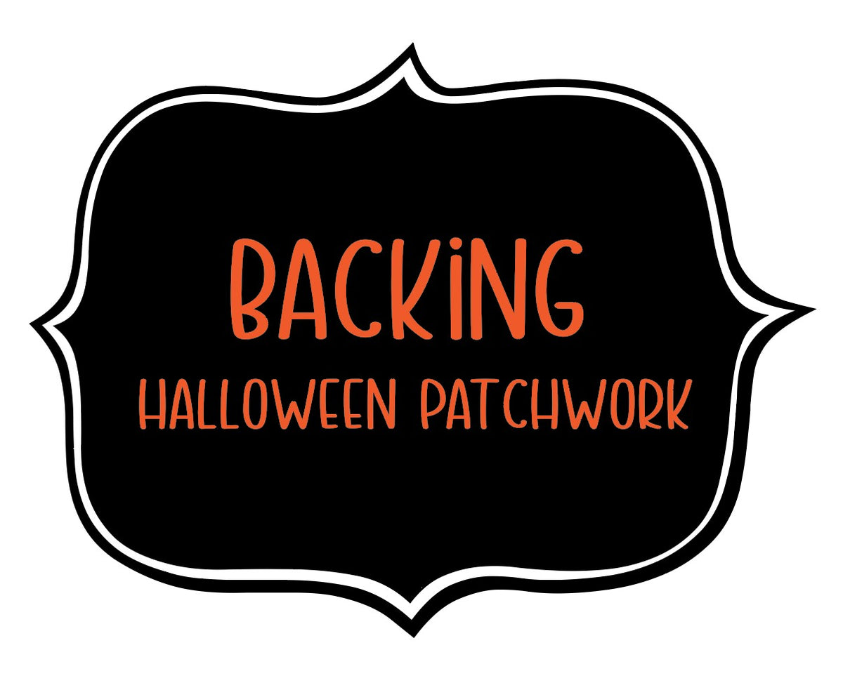 Halloween Patchwork Backing ONLY BK-024