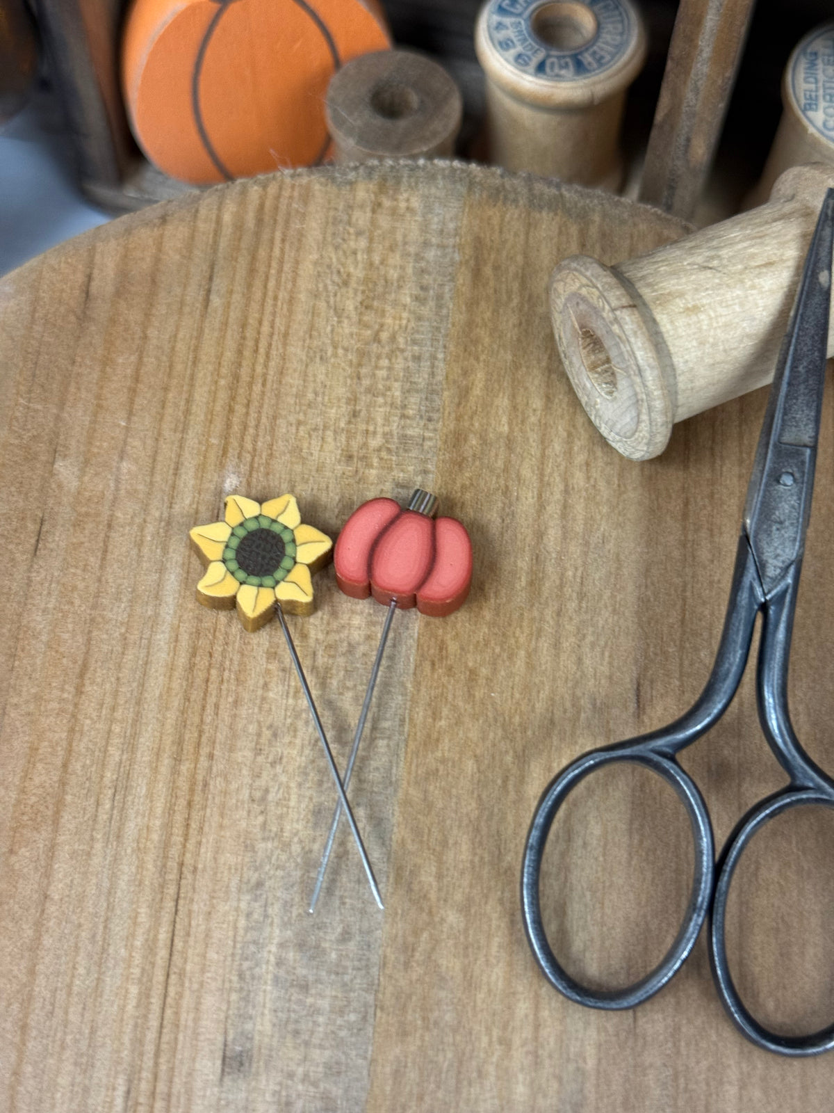 Garden Variety Pins: Pumpkin &amp; Sunflower by Just Another Button Company