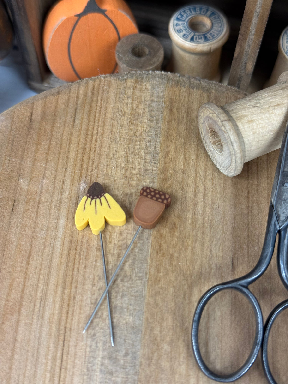 Garden Variety Pins: Acorn &amp; Sunflower by Just Another Button Company