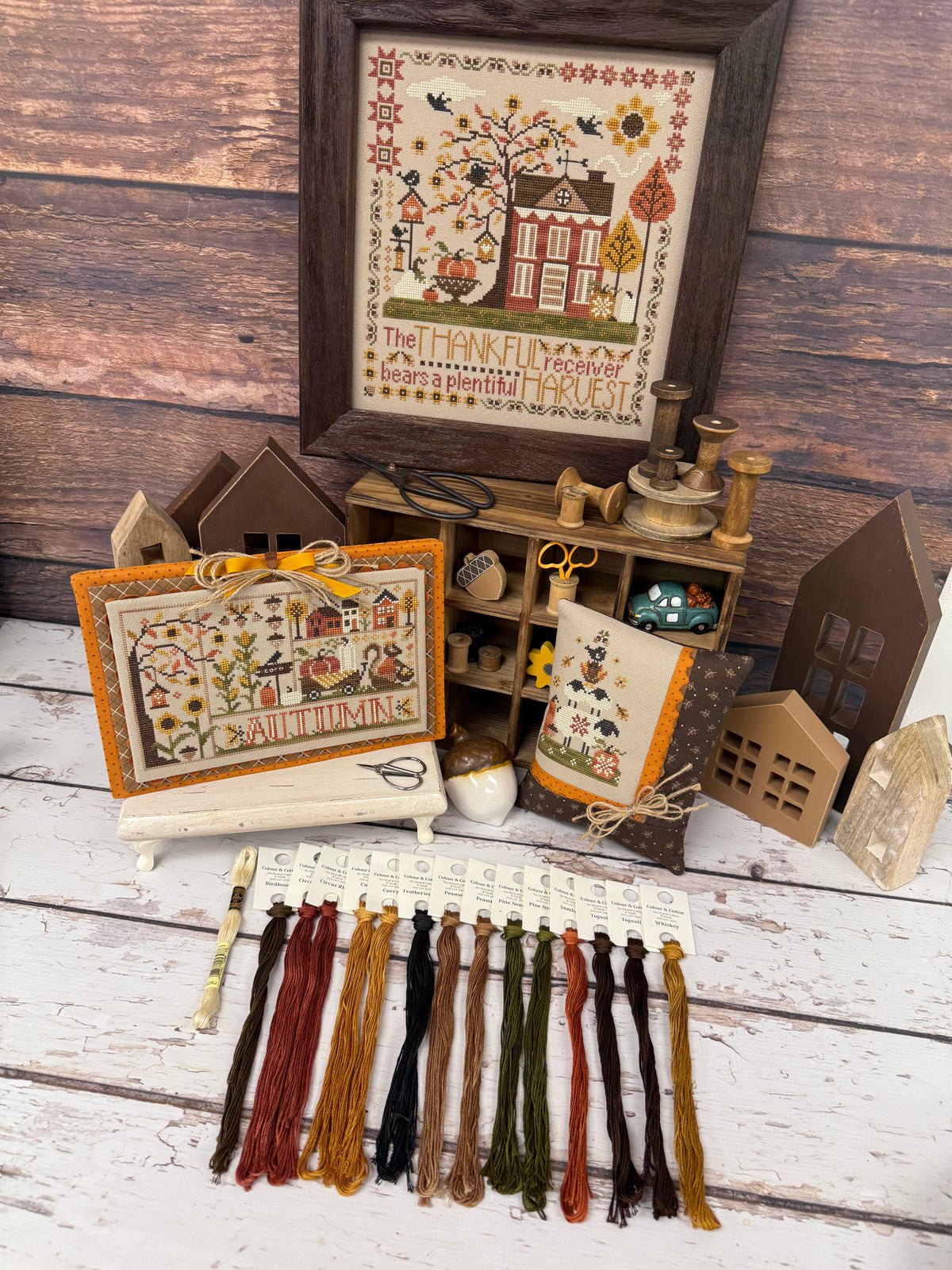 Master Floss Pack for Autumn Ewe, Plentiful Harvest, &amp; Seasonal Samplings: Autumn