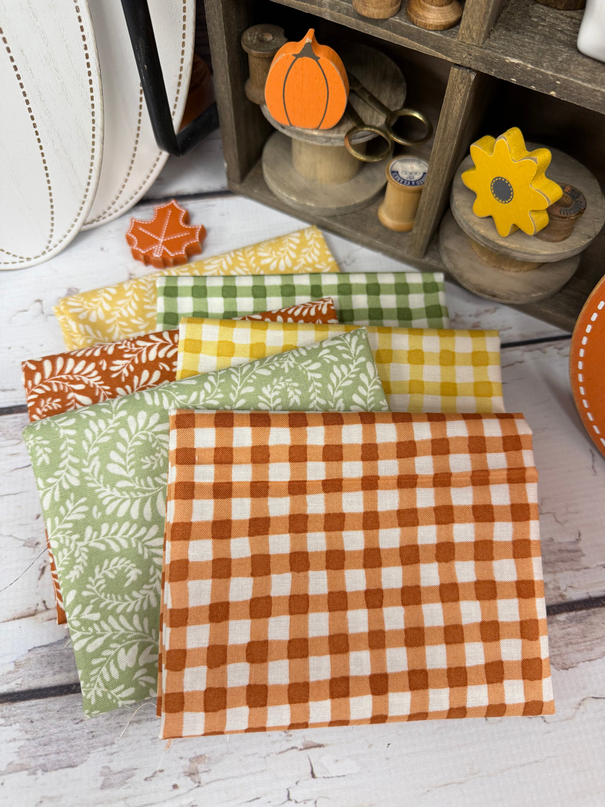 Sunflower Whispers by Lisa Audit for Riley Blake Designs - 6 Piece Fat Quarter Bundle