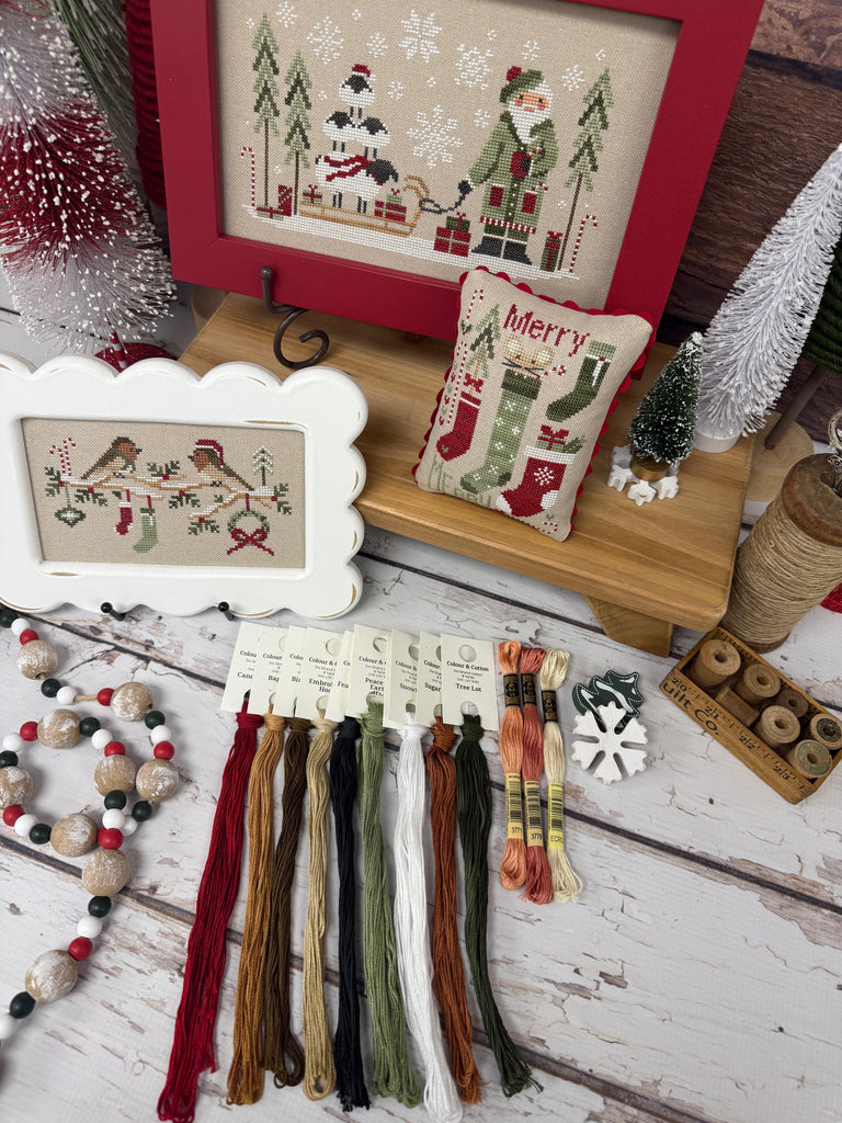 Master Floss Pack for Merry Mouse, Robin's Christmas, & Santa and
