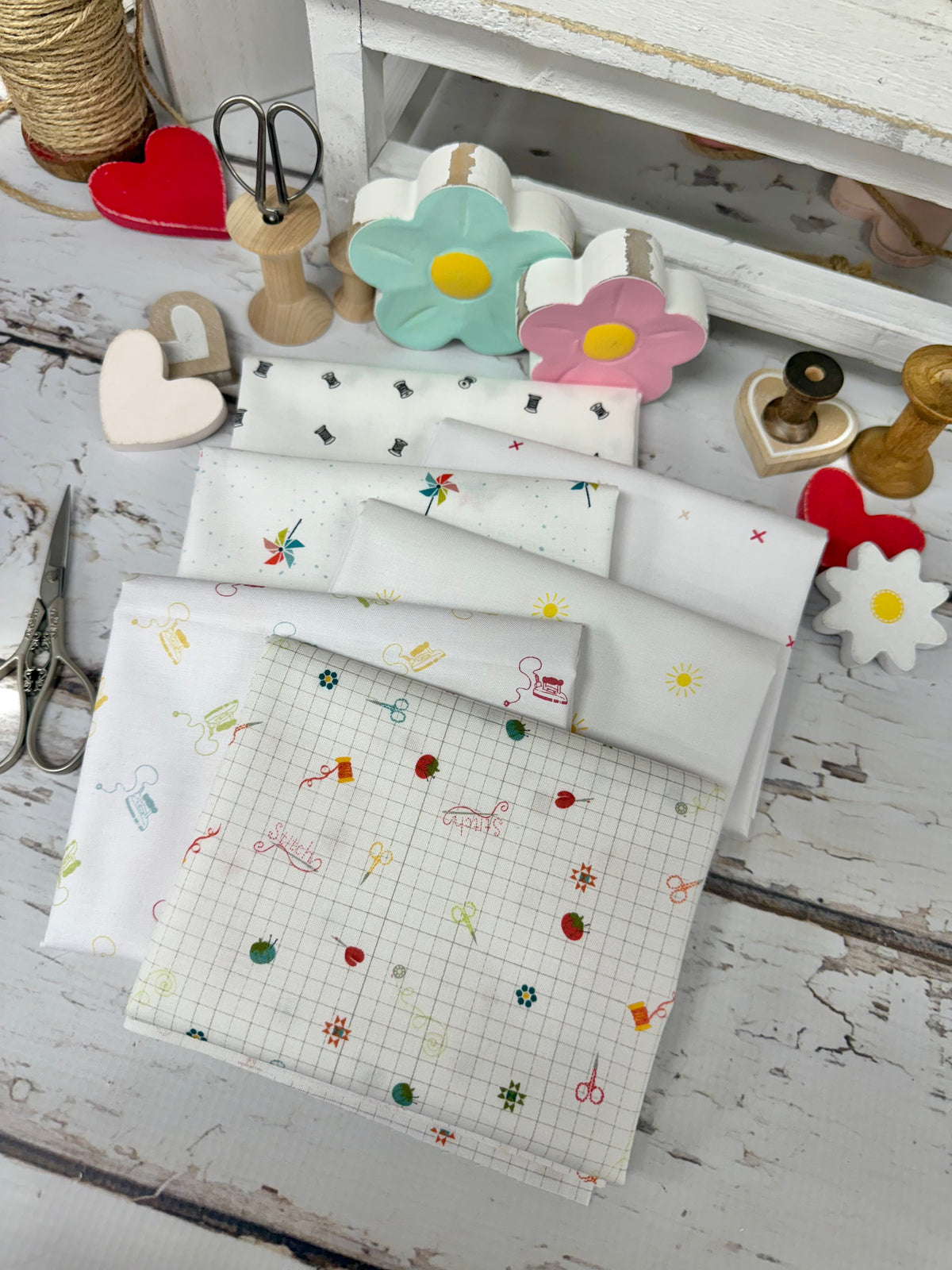 Hush Hush Bundle for Riley Blake Designs Curated by Primrose Cottage - 6 Piece Fat Quarter Bundle