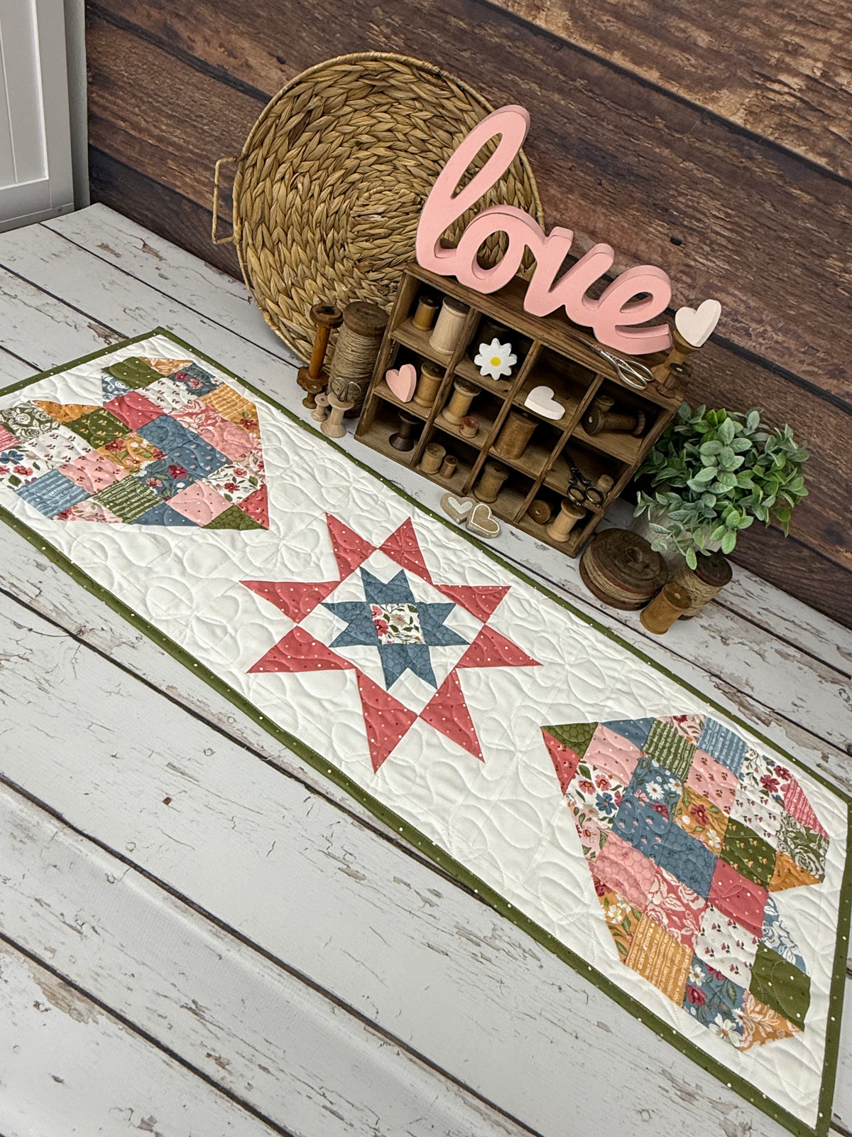 Heartwarming Quilt Kit using Wild Honey by Lella Boutique for Moda Fabrics