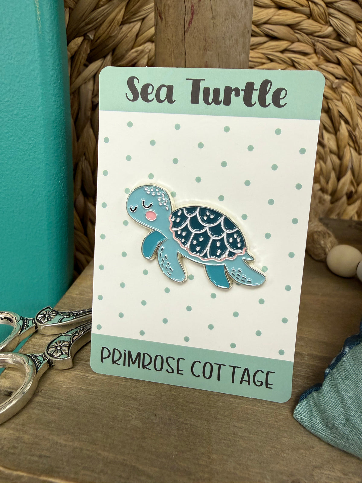 Sea Turtle Needle Minder by Primrose Cottage