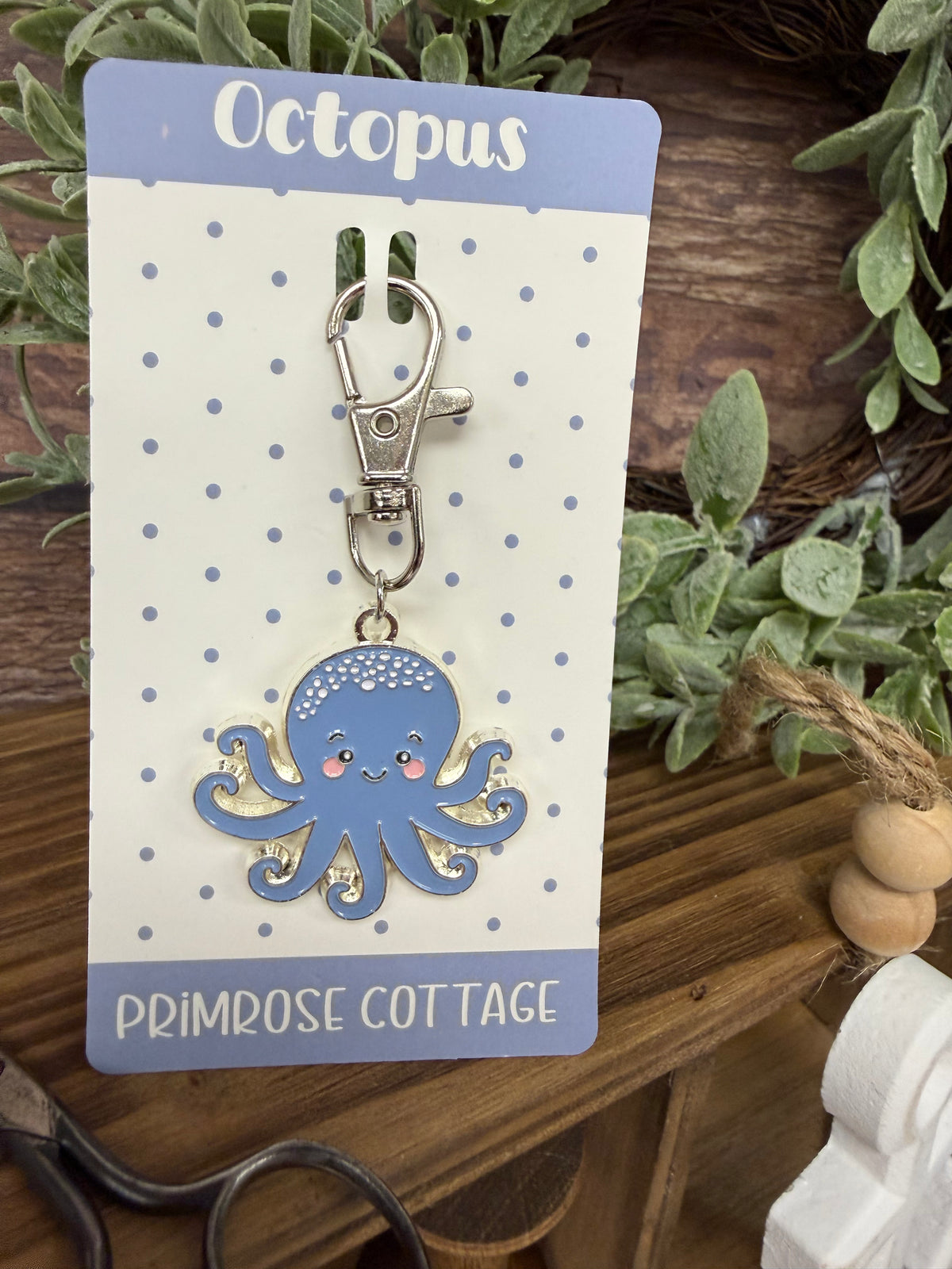 Octopus Charm by Primrose Cottage