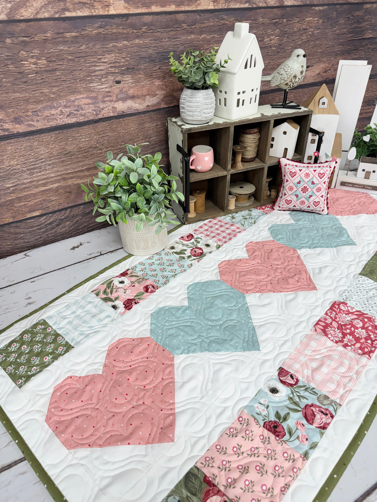 Oh My Heart Quilt Kit Using Lovestruck by Lella Boutique for Moda Fabrics