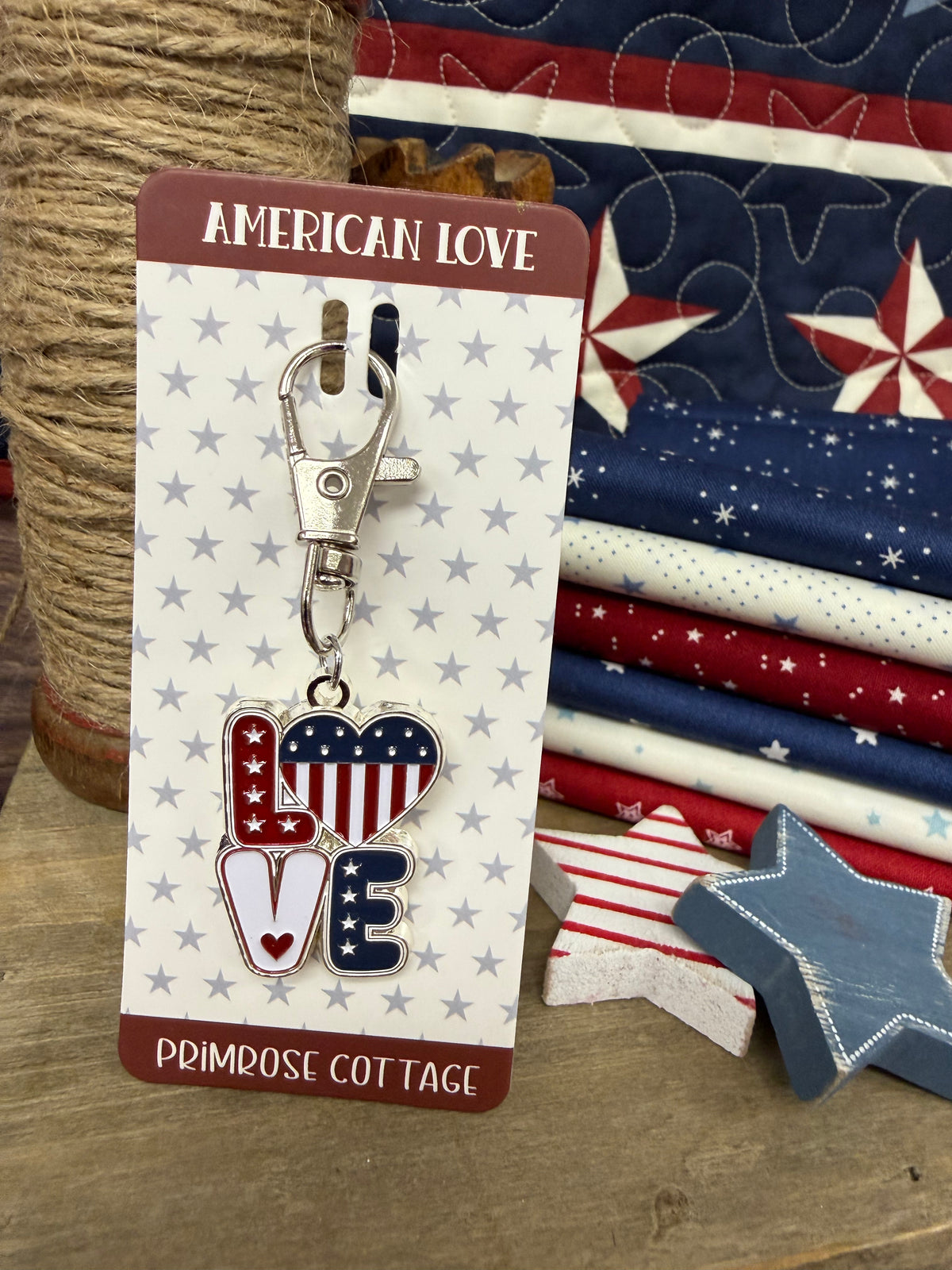 American Love Charm by Primrose Cottage