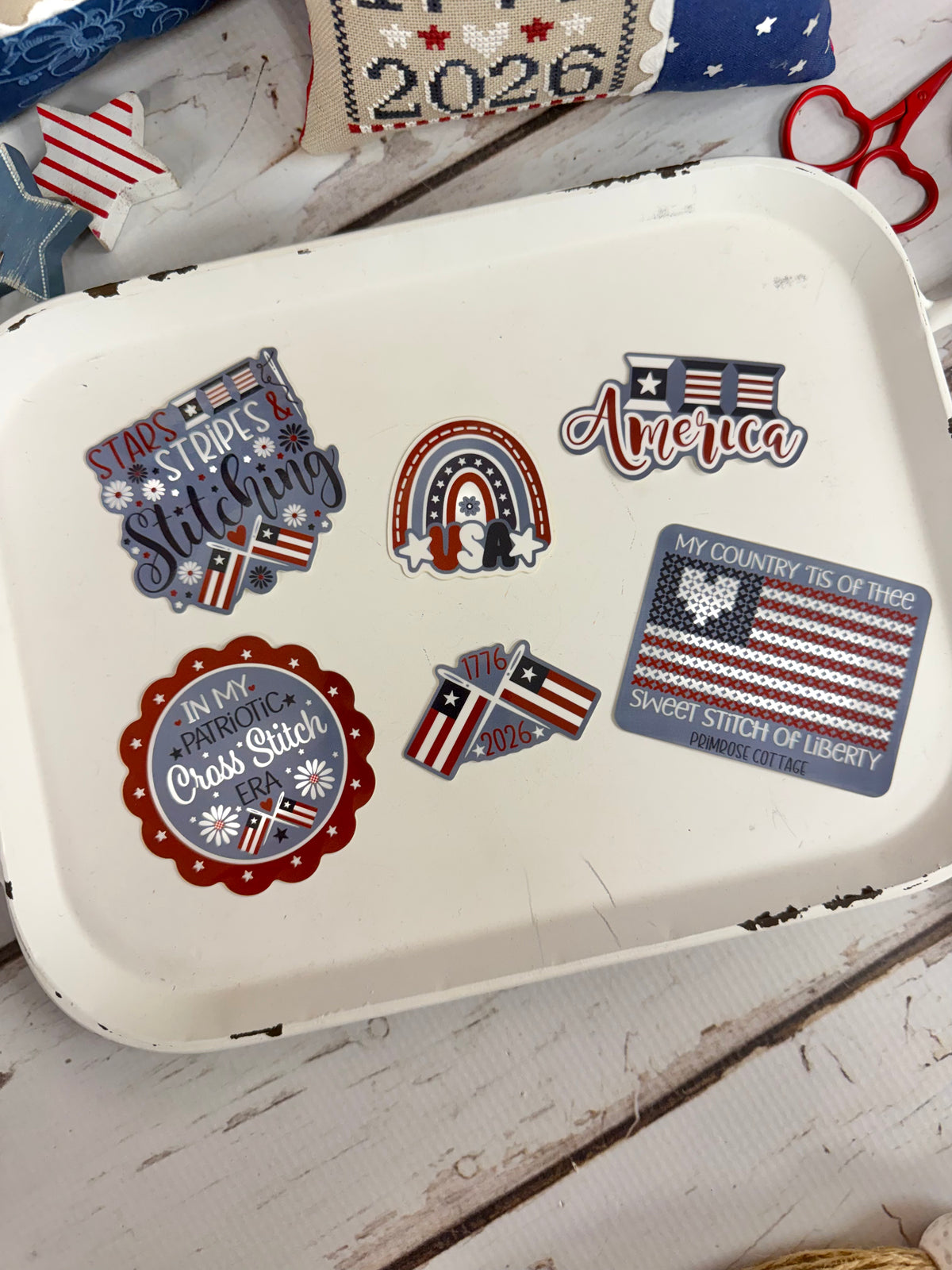 4th of July Sticker Pack -  by Lindsey Weight of Primrose Cottage