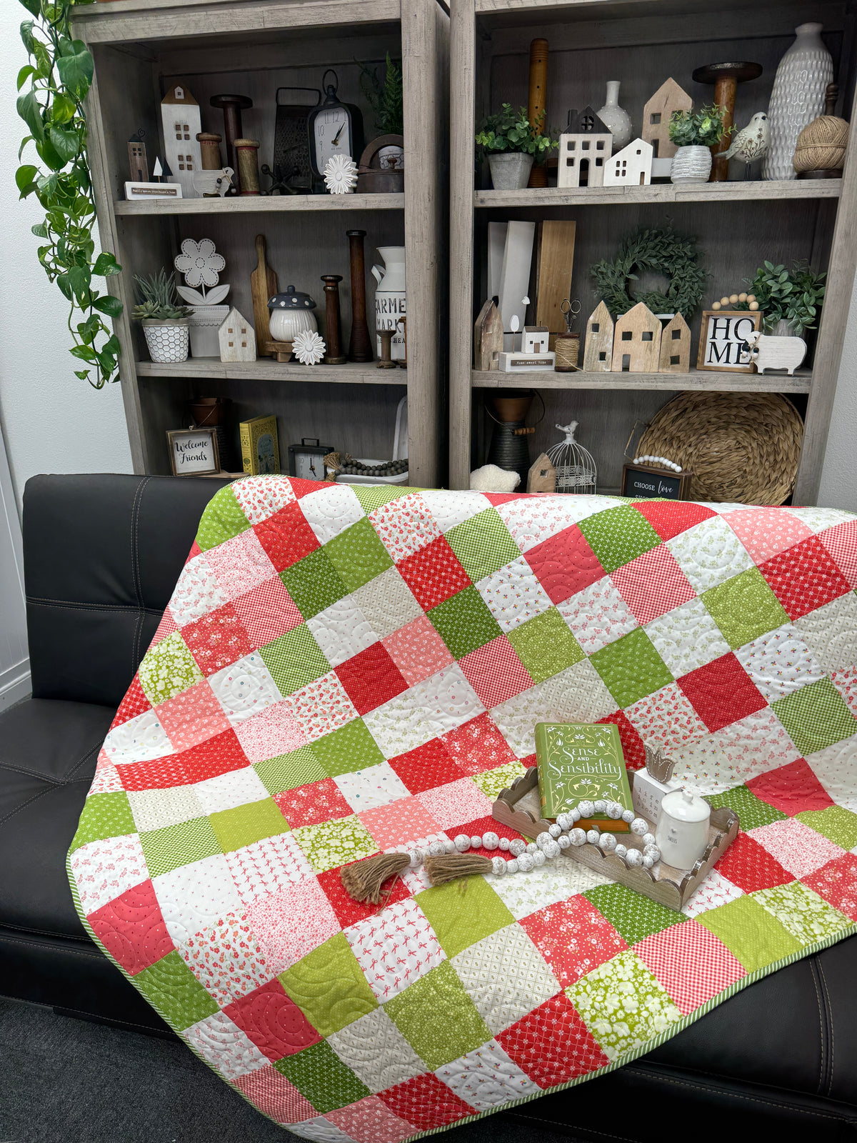 Summer Patchwork Quilt Kit Using Assorted Fabrics Hand Picked by Primrose Cottage