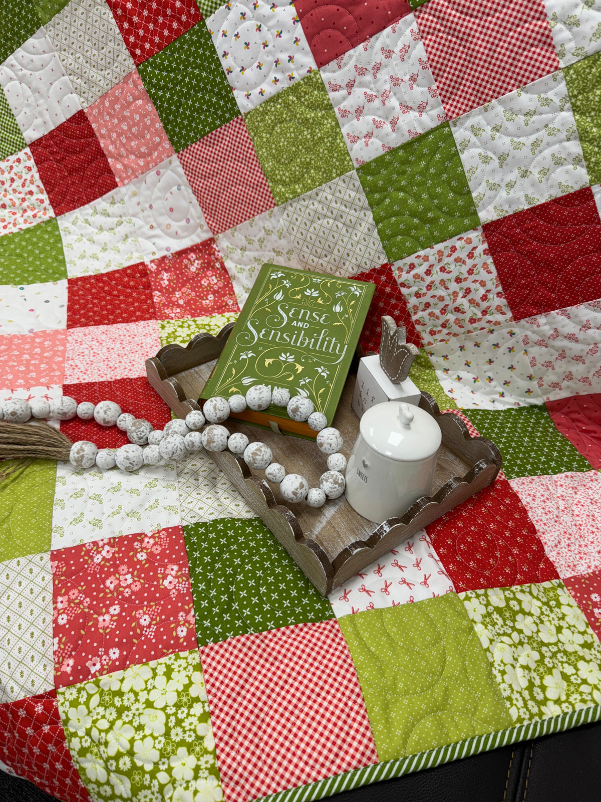 Summer Patchwork Quilt Kit Using Assorted Fabrics Hand Picked by Primrose Cottage