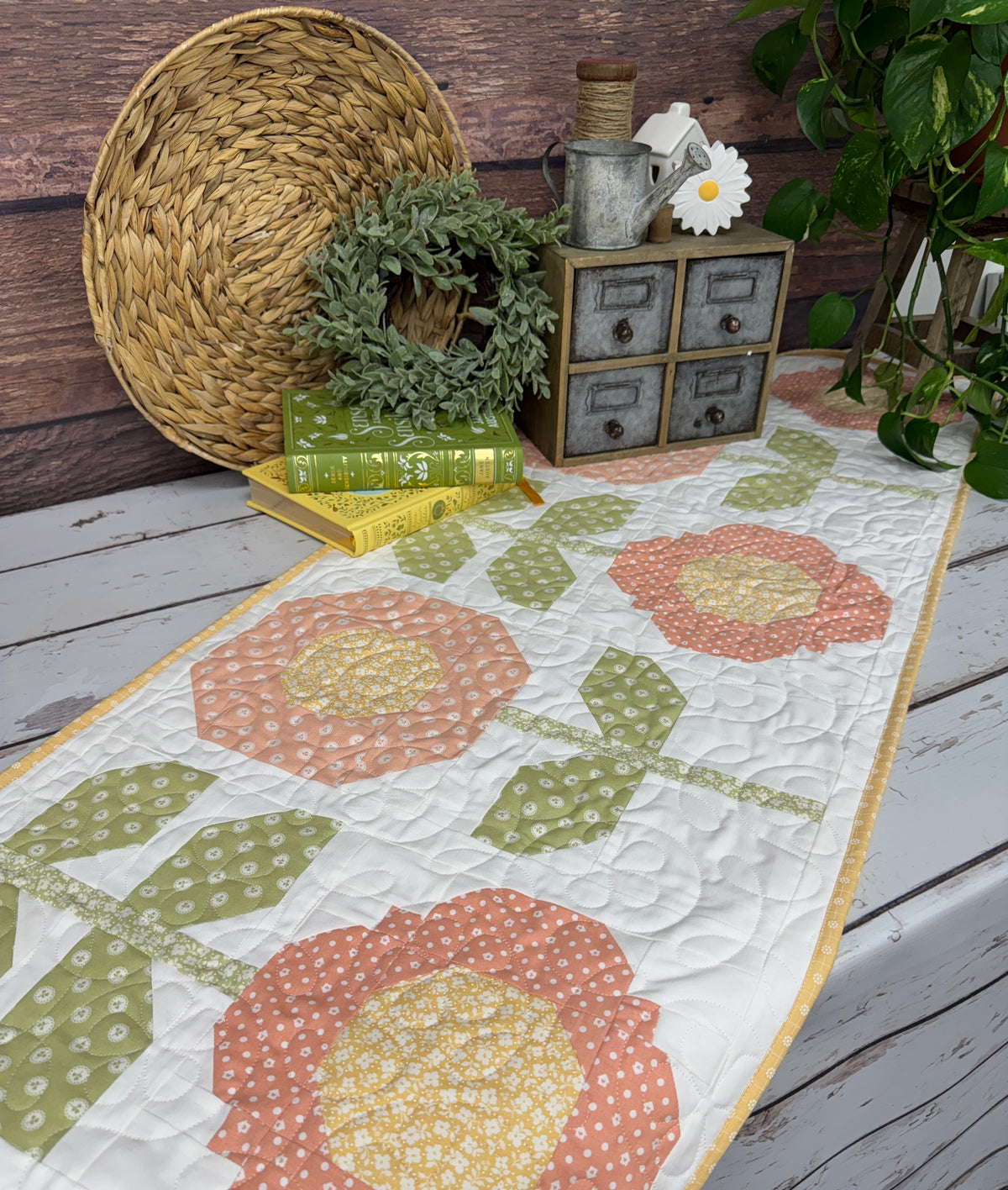 Simply Spring Quilt Kit Using Assorted Fabrics by My Sew Quilty Life for Moda Fabrics