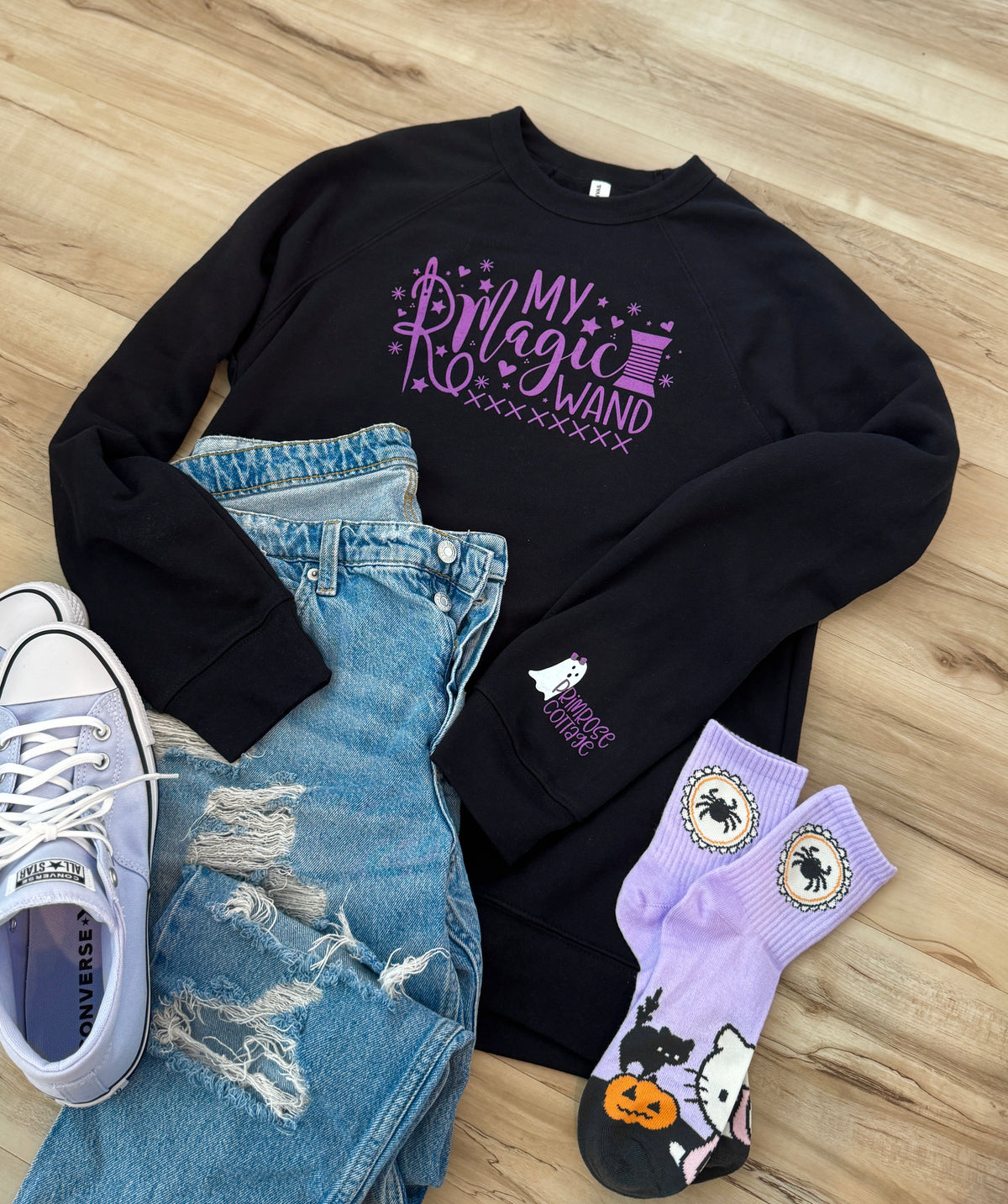 Primrose Cottage Exclusive Unisex &quot;My Magic Wand&quot; Sweatshirt -  Sizes XS - 3XL