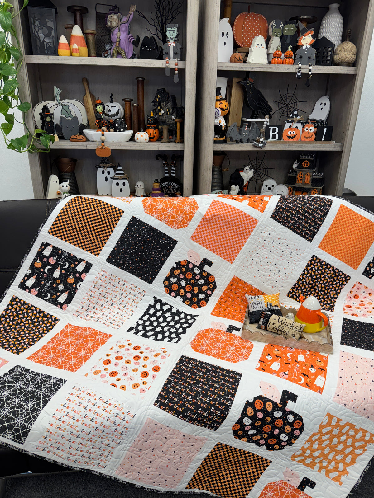 Pumpkin Patch Quilt Kit Using Hey Pumpkin by My Minds Eye of Riley Blake QK-186