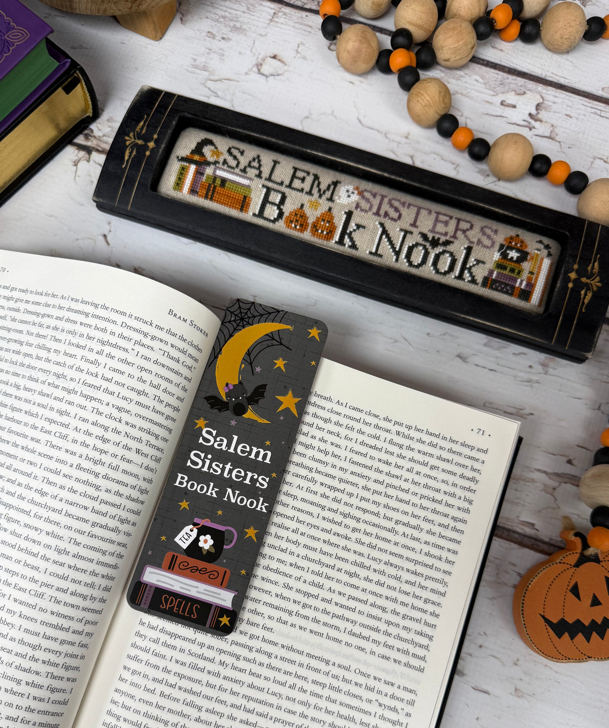Salem Sisters Book Nook Book Mark from Primrose Cottage
