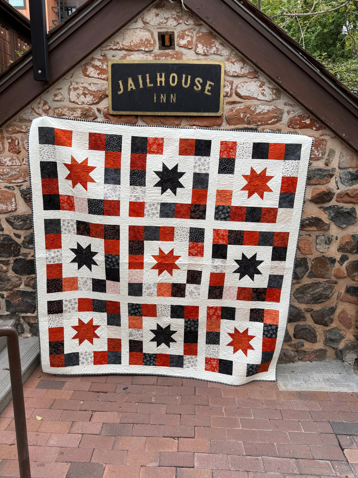 Starbound Quilt Kit Using Spooky Stitches by Robin Kingsley for Maywood Studio