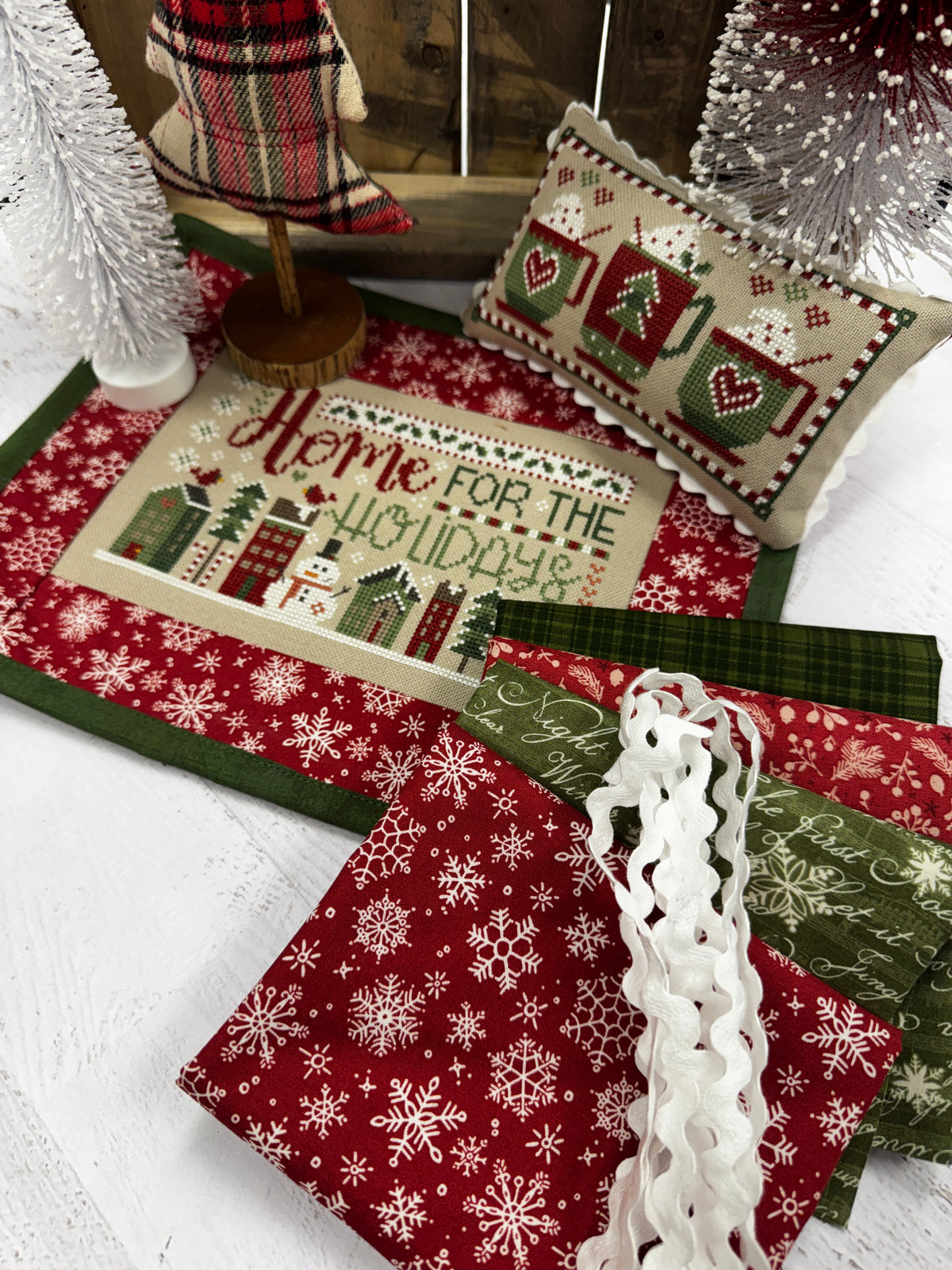 Home for the Holidays &amp; Cup of Cheer Finishing Kit