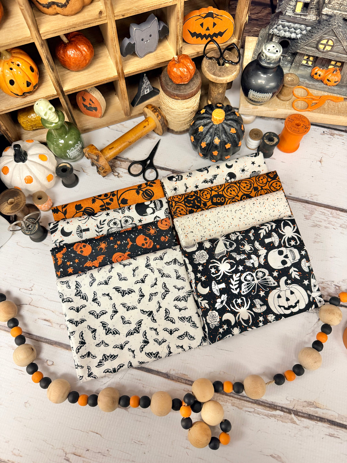 Goth Garden by Maywood Studio - 8 Piece Fat Quarter Bundle