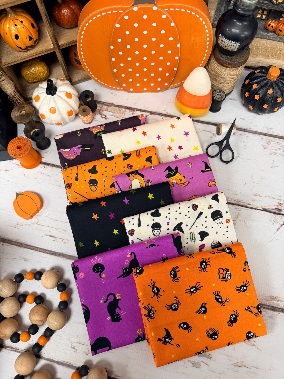 Freaky Familiars by Ruby Star for Moda Fabrics  - 8 Piece Fat Quarter Bundle