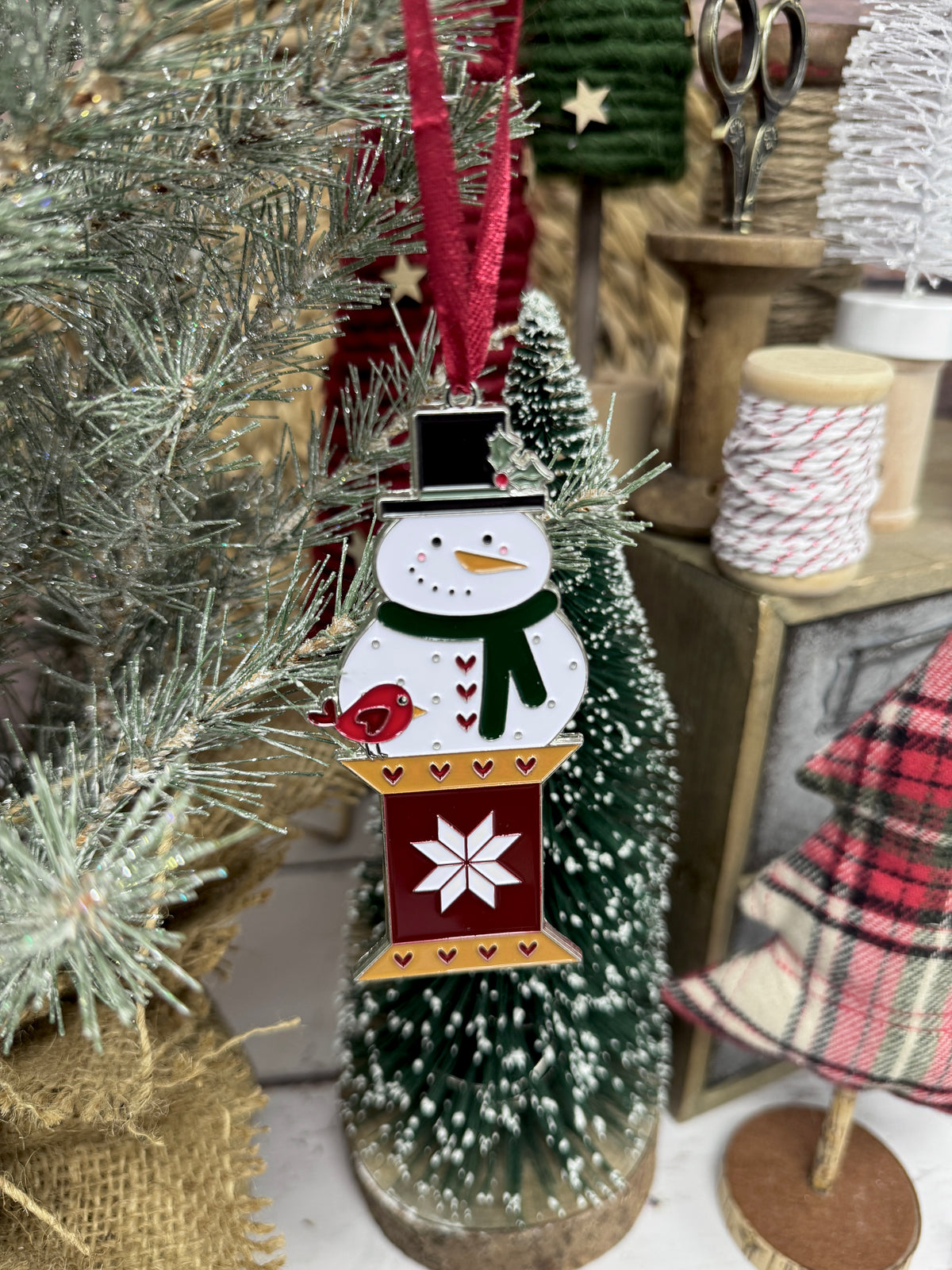 Snowman Ornament by Primrose Cottage