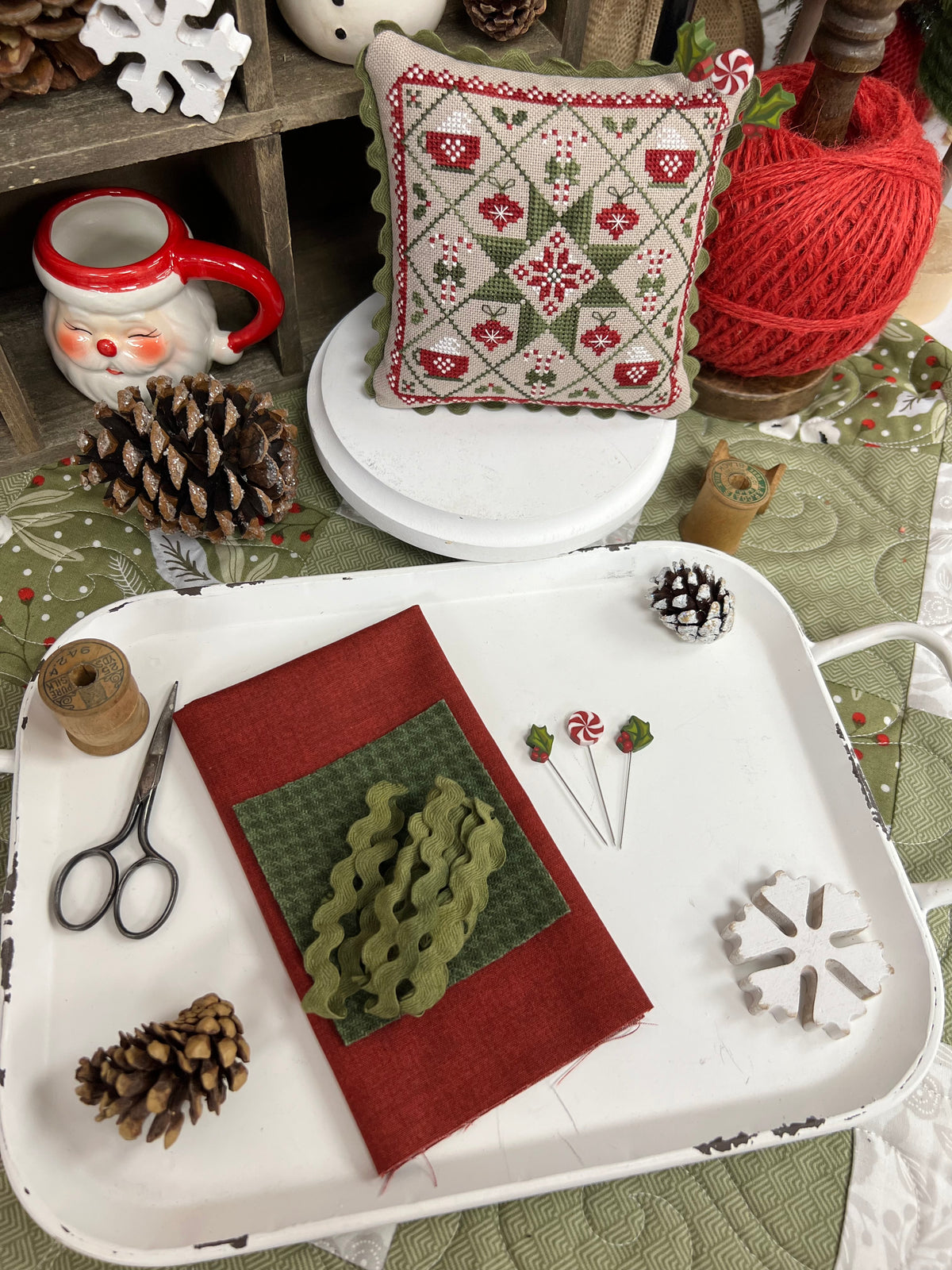 Cocoa Quilt Finishing Kit By Lindsey Weight of Primrose Cottage FK -152