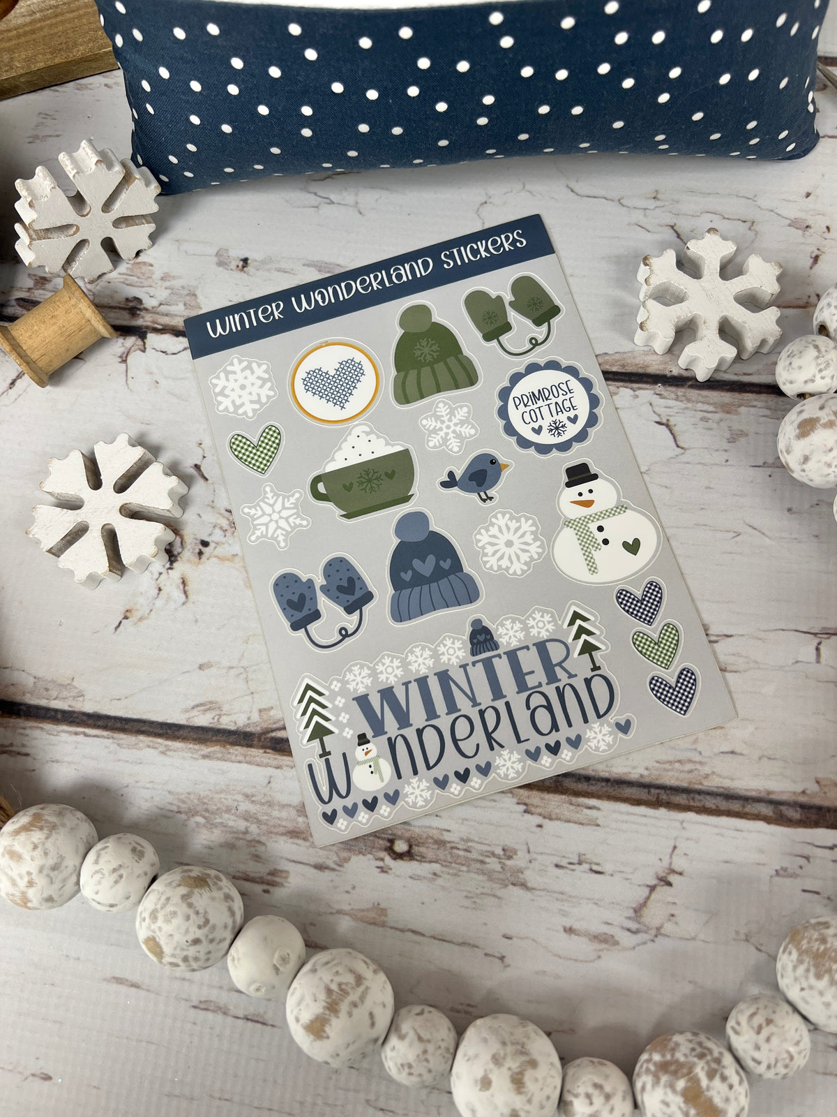 Winter Wonderland Stickers -  by Lindsey Weight of Primrose Cottage