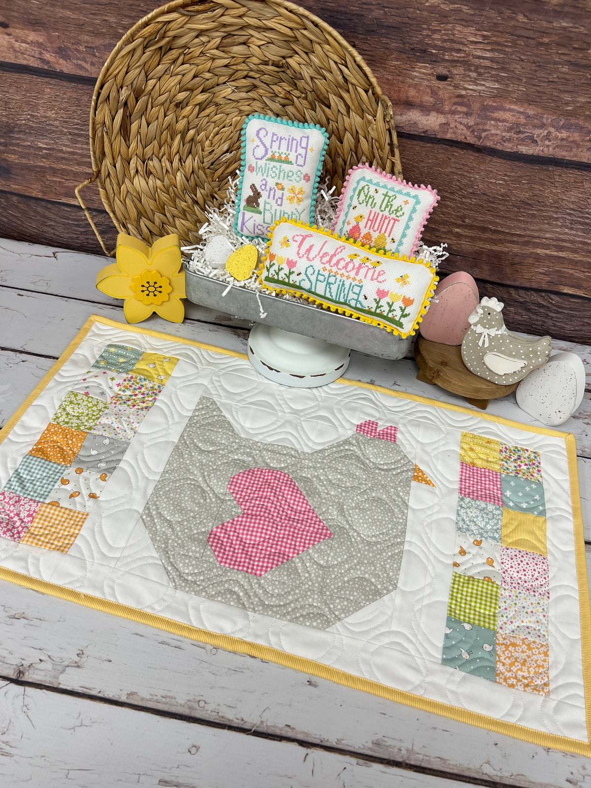 Henny Penny Quilt Kit Using Shine by Sweetwater for Moda Fabrics